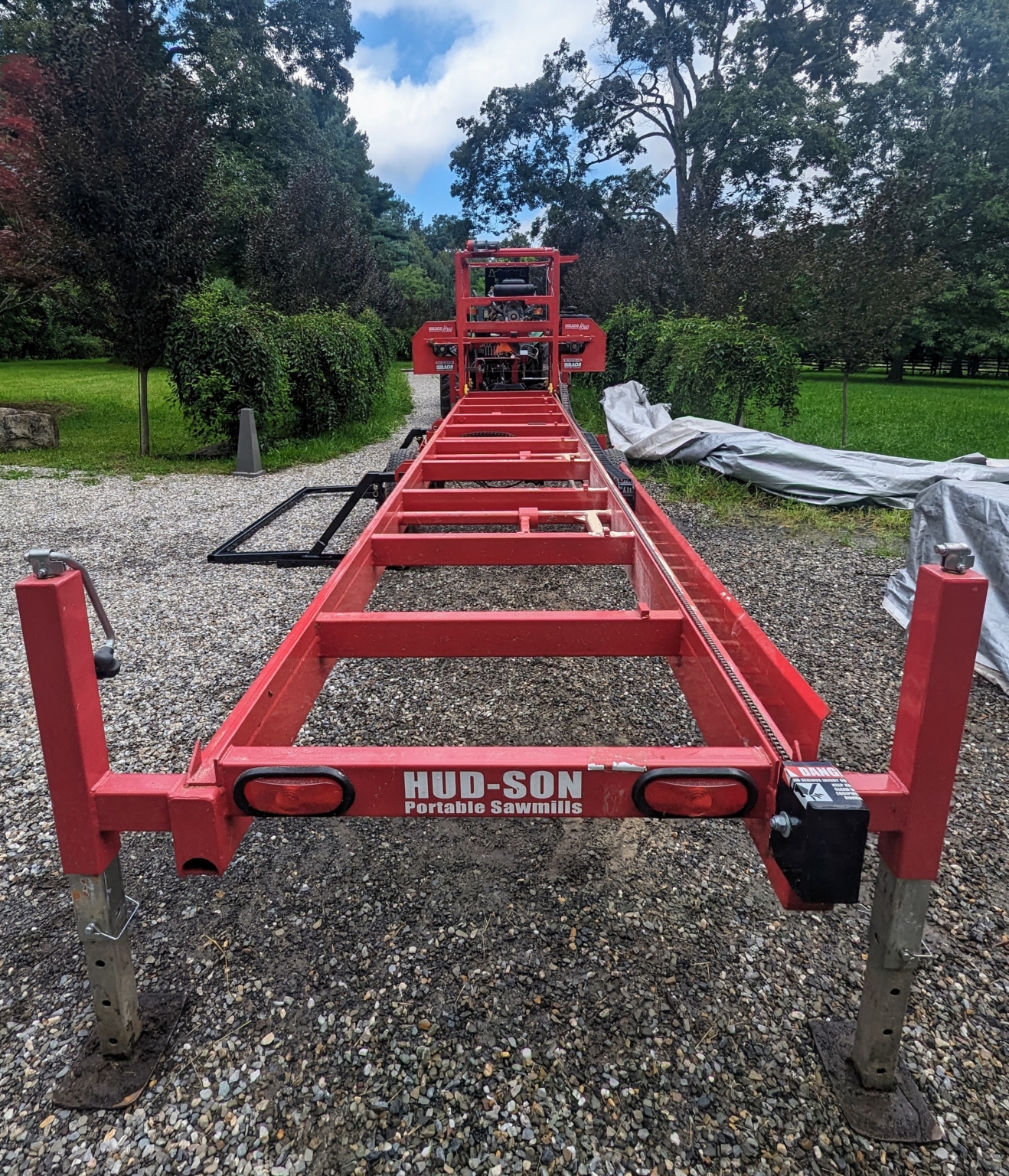 My New Hud Son H360 Hydraulic Portable Sawmill The Martha Stewart Blog