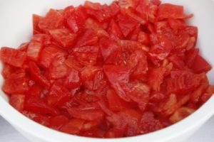Chopped tomatoes