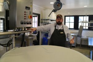 Chris Osborne is Blackberry Farm's master cheesemaker.