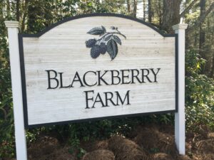 Blackberry Farm is located on a 4,200 acre estate in the foothills of the Great Smoky Mountains in Walland, Tennessee, and includes more than 60-luxury and cottage style rooms. http://www.blackberryfarm.com