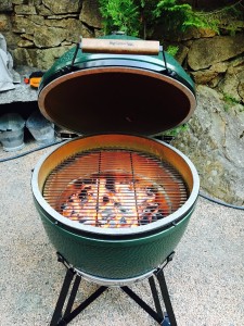 Our main course was cooked using the Big Green Egg, a ceramic kamado-style charcoal grill - have you ever used one? This one is from Charles Department Store in Katonah, New York. http://www.charlesdeptstore.com http://biggreenegg.com/