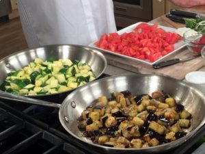 Another viewer asked what other ingredients could be added to ratatouille. We said don't use ginger and don't use beets - traditional ratatouille has a lot of wonderful ingredients in it already.