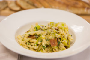 We made Pasta Carbonara. (Photo by Wire Image)