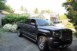 Back at Skylands, we're putting the GMC Sierra to work transporting some flowers. I use a lot of flowers whenever I entertain at Skylands. Most of them are grown right here in a large cutting garden.