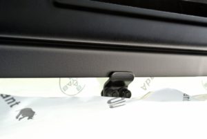 Here is a closeup of one of the clips that secure the windshield.