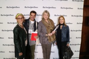 I brought several colleagues with me to the event. Here I am joined by food editorial director, Sarah Carey, director of food development, Thomas Joseph, and digital marketing director, Marci Greenfield.