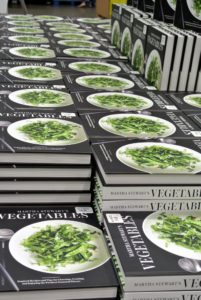 This Costco was very well prepared with a large supply of books. If you haven't already gotten your copy of my book, "Martha Stewart's Vegetables", you can purchase it at any of the more than 675 Costco warehouse stores.