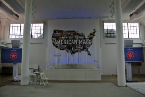 The clerestory of our office headquarters went through another major transformation for our fifth annual American Made Summit. Hundreds of guests were expected to fill our space during the event.