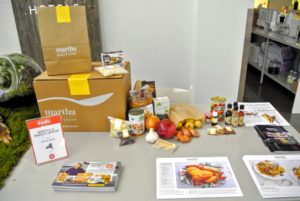 We also displayed our new Martha & Marley Spoon meal kits, with our first-ever holiday special Thanksgiving box, complete with all the ingredients you need to cook the year's most important meal. https://marleyspoon.com/martha-stewart