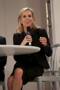 Tory Burch explained that when she started out, she had no budget to work with and really had to be creative. She looked to the Internet, social media, and e-commerce to grow her business.