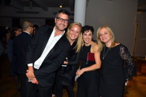 Special projects editor and planner of this party, Anthony Luscia, Living and Weddings publicist, Liz Malone, Amy, and Patti (Photo by Sean Zanni for Patrick McMullan)