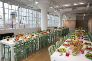 This year, I hosted lunch in this large showroom, overlooking the Hudson River, for gold and silver ticket buyers. (Photo by Mike Krautter)