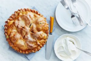 For dessert - my all-American Brown Butter Apple Pie! A mouth-watering combination of sweet apples, brown butter
and a gorgeous flaky pastry.