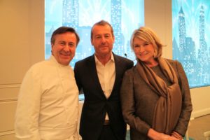 And, here I am with acclaimed chef, Daniel Boulud, and Frederic. Daniel posted on his Twitter page that this Tiffany & Co. tradition is always one he enjoys preparing. @DanielBoulud