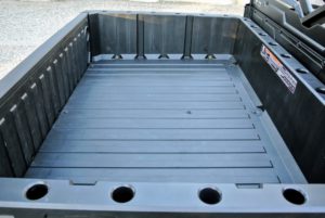 This cargo box is quite large, and has a towing capacity of two thousand pounds. It makes picking up fallen branches in the woodlands, or driving a day’s harvest from the gardens or my indoor vegetable greenhouse to my Flower Room so easy.