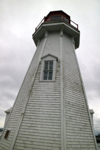 We also walked through the grounds - here is the Mulholland Point Lighthouse, the only lighthouse shared by Canada and the United States. The octagonal wooden structure was built in 1885 to guide vessels through Lubec Narrows, the small passage between the island and the US.