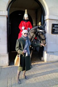 And here is my beautiful daughter, Alexis, standing next to the Guard, who did not move one bit while we were taking these quick snaps.
