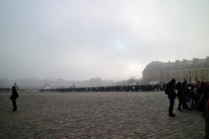 Look at the line- how nice to have prepaid tickets for early admission to the Louvre. http://www.louvre.fr/en