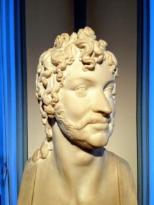 This looks a lot like our friend, Douglas Friedman.
Actually, it is a marble Buste de Joachim Murat by Antonio Canova, 1757-1822.