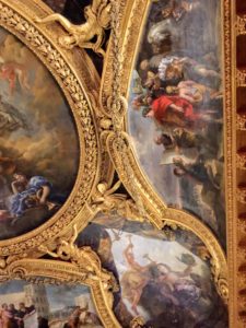 There are wonderful allegorical paintings on most ceilings.
