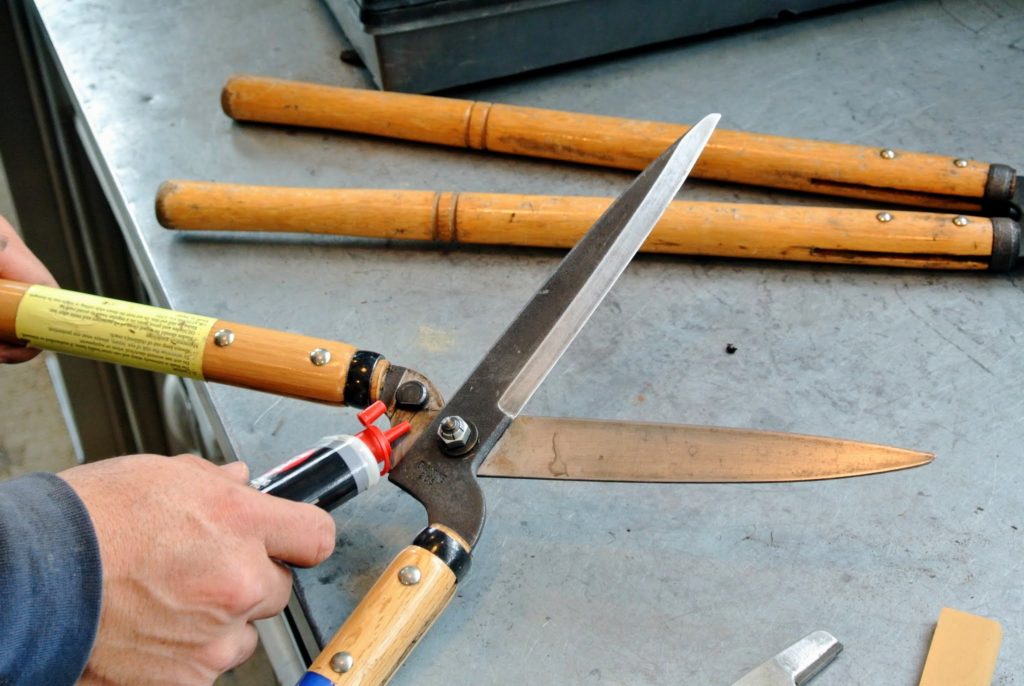 Sharpening Gardening Tools at the Farm The Martha Stewart Blog