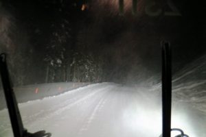 The snow started coming down pretty heavily during the 20-minute ride back to the Ritz Carlton Bachelor Gulch, but everyone had a very fun time. Thanks, VH1!