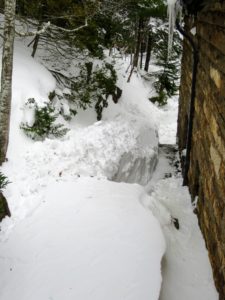 62-inches of snow has fallen in the last 10-days here - clearing paths and stairwells is a big chore.