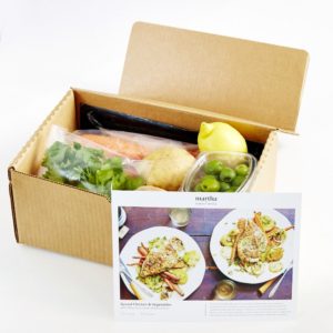 And there is no confusion – everything is organized for you in the box. I love how many images are provided on the recipe cards, so you can see exactly what each stage of your meal should look like.