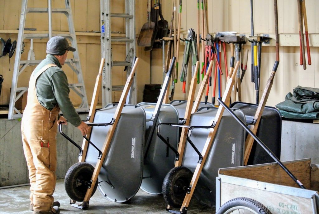 Spring Cleaning in the Equipment Barn The Martha Stewart Blog