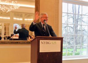 Gregory Long, CEO and The William C. Steere Sr. President of the New York Botanical Garden, welcomed all the guests to the event.