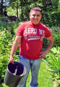 This is Jose - he helps Levy with all the gardening. Does he look familiar? His brother is Wilmer, who works at my farm.
