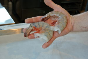And look at the size of the shrimp - so large and wonderfully fresh.