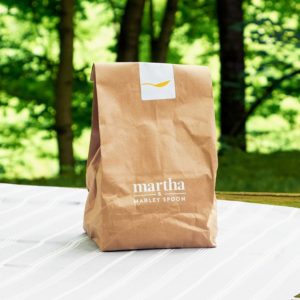 Ingredients come pre-portioned in a brown paper bag, so there is no confusion about what goes with what – everything is organized for you. (Photo courtesy of My Subscription Addiction)