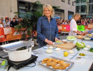 Whenever I appear on The Today Show, I get there very early in the morning to go through my segment and to make sure everything I need is on the table.