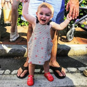 The next few photos are from merchandising director, Kelly O'Connell. She spent the Fourth on Cape Cod with her nieces and nephews. This is Kelly's niece, Kalli.