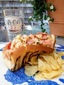 Here is one of homemade lobster rolls Kelly and her family enjoyed after the event.