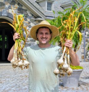 Ryan and I agree it was a successful garlic harvest.