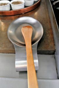 Here is my favorite spoon rest - also from my collection exclusively at Macy's. It's large enough to hold a variety of utensils. goo.gl/A8Ev1W