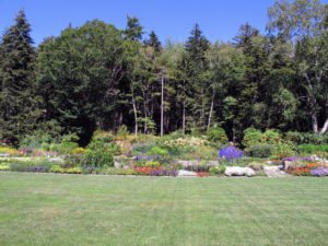 The garden was designed by the legendary landscape architect, Beatrix Farrand, for John D. Rockefeller, Jr. and his wife Abby Aldrich Rockefeller in the 1920s. It is open for private tours once a week from late July to mid September. Check their web site to make an appointment to visit. https://www.rockgardenmaine.com