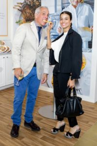 Here are my good friends, Chef Geoffrey Zakarian, and his wife, Margaret. (Photo by Sam Deitch for BFA.com)