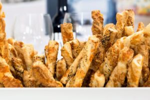 Guests loved our light and airy cheese straws - they are so delicious fresh from the oven. (Photo by Sam Deitch for BFA.com)