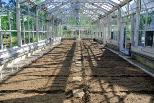 Most of the energy in the greenhouse comes from the sun through these big windows, which can be programmed to open for ventilation or cooling when needed. Ryan and Wilmer will plant more as the weeks progress, and we'll have lots of fresh vegetables to enjoy through the winter.