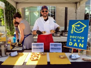 Here's Doctor Chef Dan - school administrator by day and private chef by night. https://drchefdan.com/