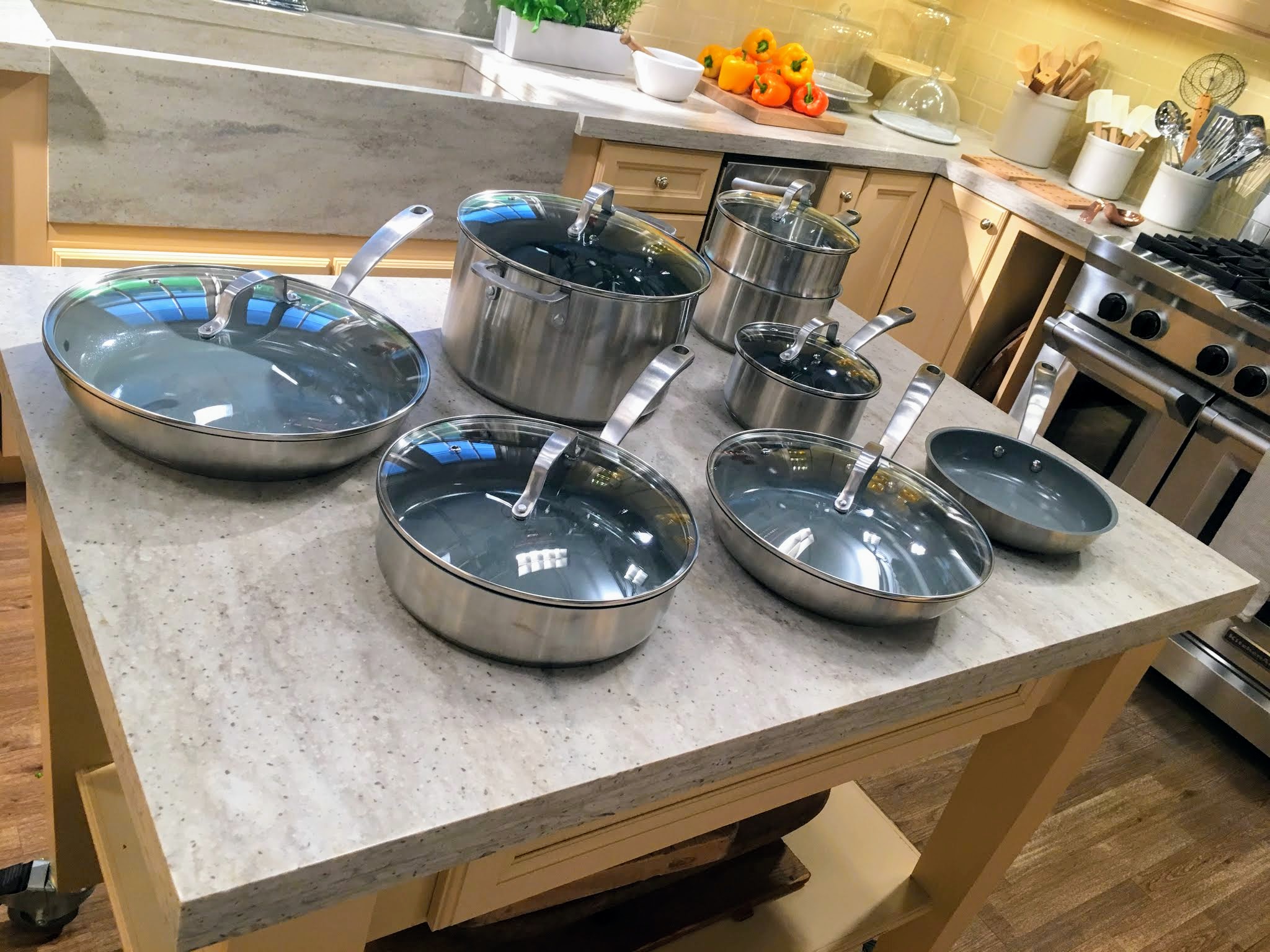 Martha Stewart Collection 14-Pc. Cookware Set, Created for Macy's - Macy's