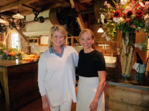 Here I am with Erin French, owner of this quaint American restaurant, The Lost Kitchen, in Freedom, Maine - it's about an hour and a half from my my home, Skylands.