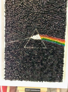 Artist and food photographer, Henry Hargreaves, submitted this mosaic of Pink Floyd's album cover "The Dark Side of the Moon."