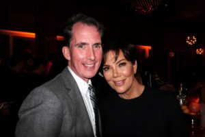 Here's a nice photo of Kevin Sharkey with Kris Jenner.