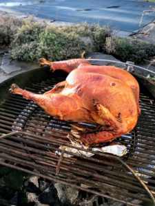 Special projects producer, Judy Morris, and her family enjoyed Thanksgiving at her brother’s home, not far from my Bedford, New York farm. John Morris was very proud of his turkey - it looks just perfect.