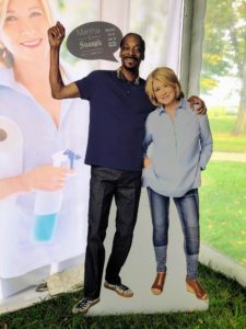 I'm never far away... guests loved this life-sized stand-up of me and Snoop. Have you been watching our new season of "Martha and Snoop's Potluck Dinner Party"? It airs Mondays at 10pm ET on VH1.