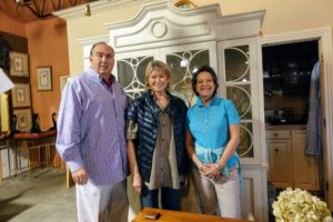 Chris and Melanie Hill are the owners of Kofski Antiques on County Road in Palm Beach. Their main store carries lighting, porcelain, silver, furniture, and art. http://kofski.com